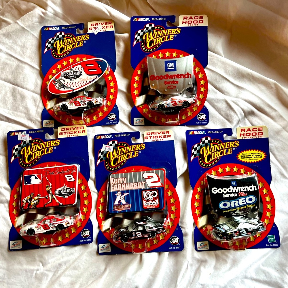 Earnhardt Car Collectibles- Set of 5
